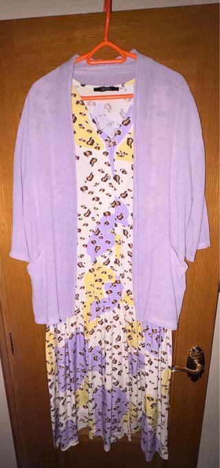 Conjunto Vestido + Chaqueta + Cinturón