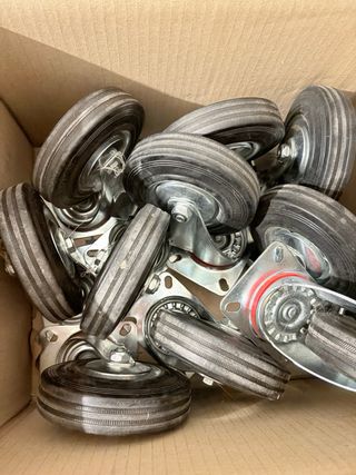 Rueda giratoria con freno 125mm