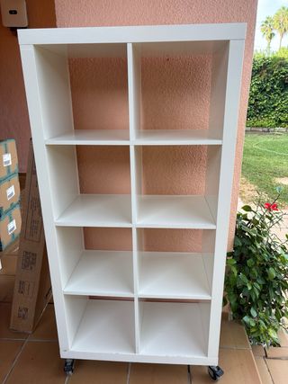 Estantería Kallax 8 huecos blanca