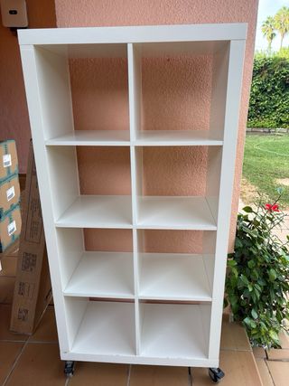 Estantería Kallax 8 huecos blanca