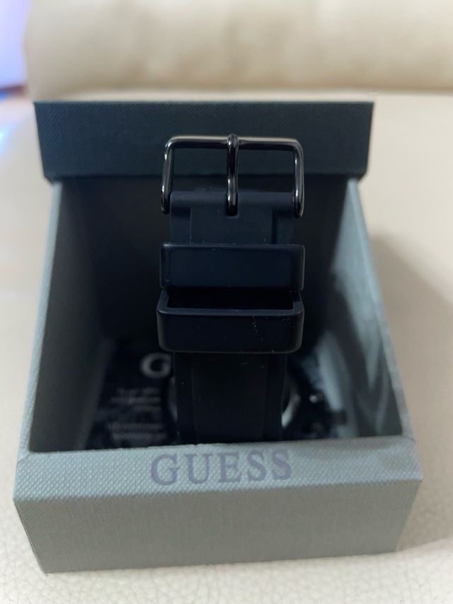 Reloj Guess Hombre Negro Original Caja