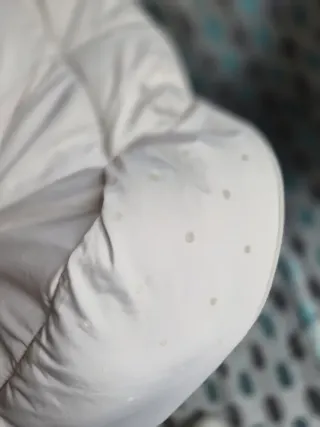 SACO SILLA POLAR REPELENTE AL AGUA,BLANCO NATURAL 