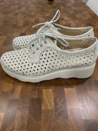 Zapatos Pitillos Mujer Talla 40 Plata