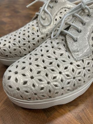 Zapatos Pitillos Mujer Talla 40 Plata