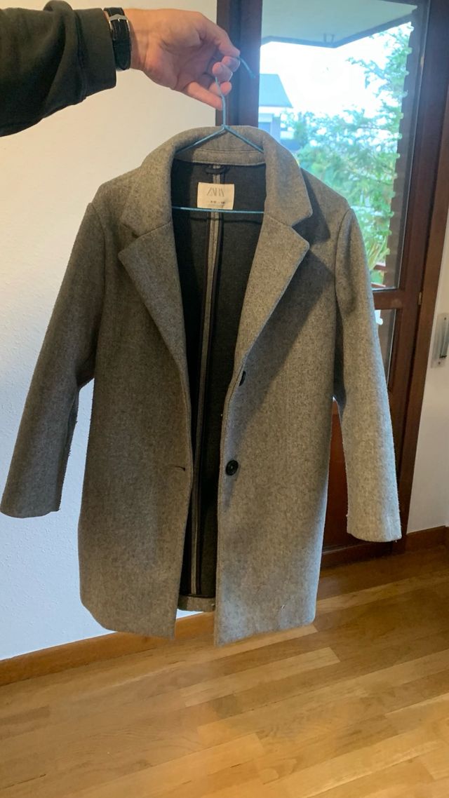 Abrigo Zara paño niña 9-11 años. 140cm