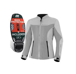 Chaqueta Moto SHIMA OPENAIR LADY Gris Talla M