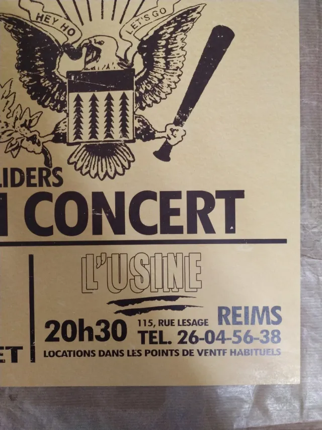 Cartel concierto The Ramones