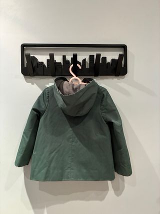 Chaqueta niña entretiempo verde talla 3/4