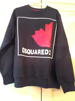 Sudadera  Negra y Roja Talla M