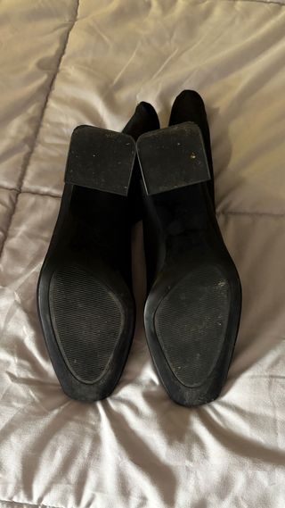 Botines negros tacón bloque