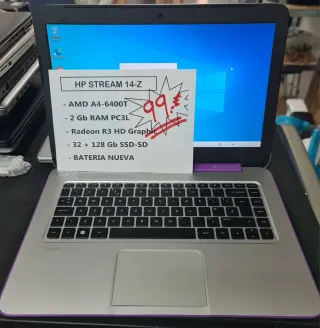 HP Stream 14-Z AMD A4-6400T
