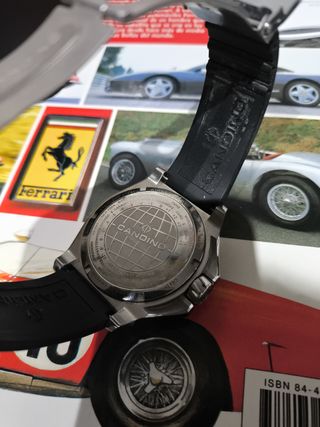 Reloj Candino Hombre Negro y Rojo