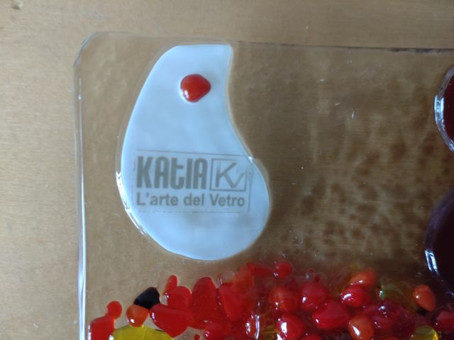 Centrotavola/Svuotatasche Vetro Artistico