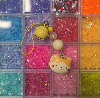 Colgante para móvil Llavero Gato Macaroon