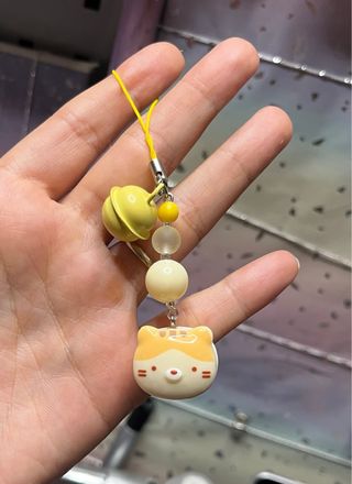 Colgante para móvil Llavero Gato Macaroon