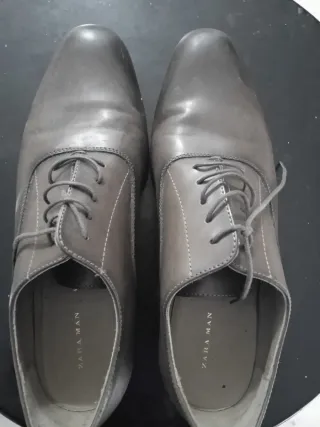 Zapatos de vestir Zara Man grises