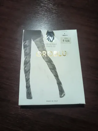 Collant OROBLU Pied-de-poule Taglia S