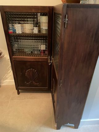 Armario Librería esquinero antiguo.