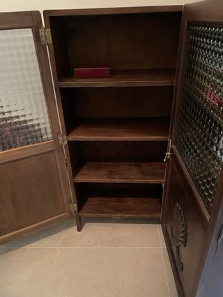 Armario Librería esquinero antiguo.
