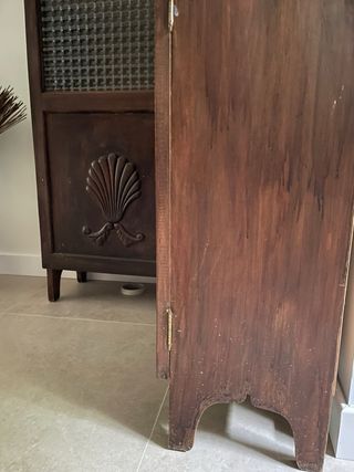 Armario Librería esquinero antiguo.