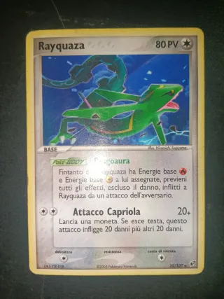 Carta Pokémon Rayquaza 22/107 played
