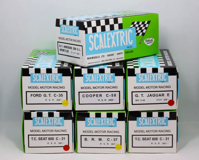 Cajas Scalextric Exin Repro de alta calidad