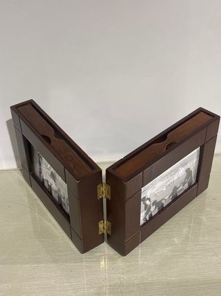 Lote 2 portafotos y álbum