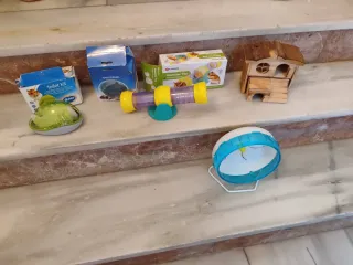 Jaula para hámster con accesorios