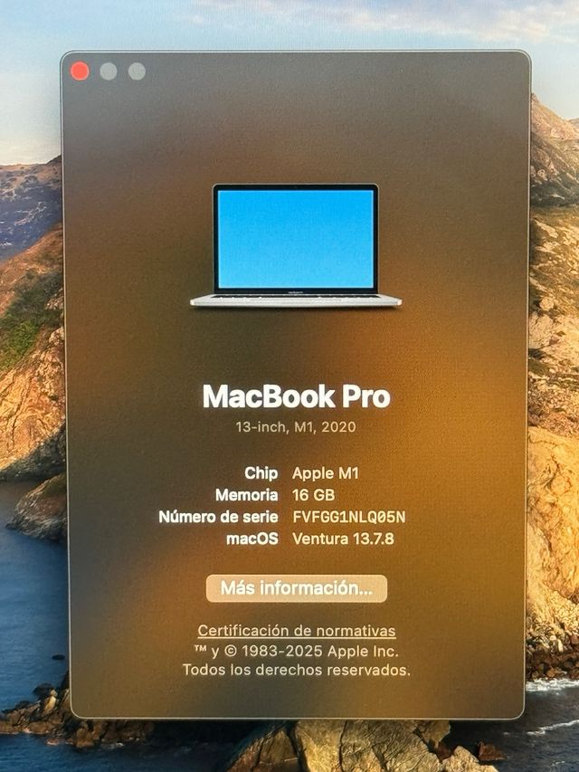 MacBook Pro M1 13" 16/512 GB