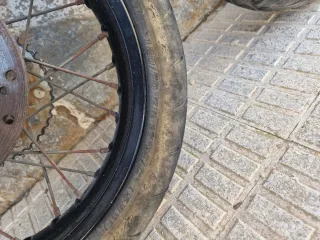 Juego Ruedas Moto Delantera y Trasera