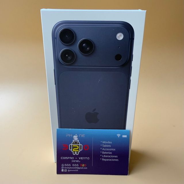 iPhone 17 Pro Max 256GB Azul Precintado Nuevo