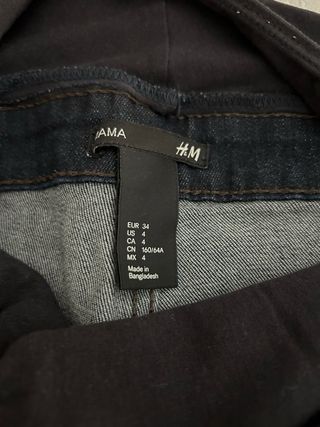 Pantalón vaquero premamá negro