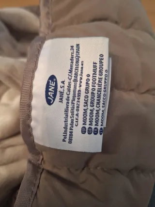 Saco y funda para cochecito estrellas