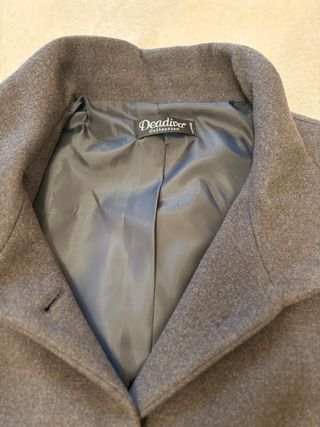 Cappotto Deadiva Grigio Taglia XL