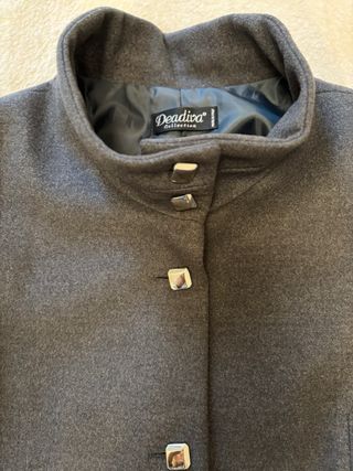 Cappotto Deadiva Grigio Taglia XL