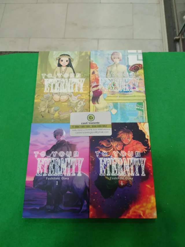 Manga To Your Eternity Vol. 1, 2, 3 e 4
