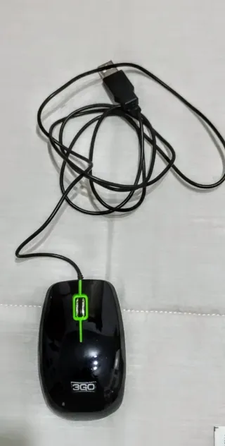 Teclado Silicona Ordenador  Azul y Ratón USB