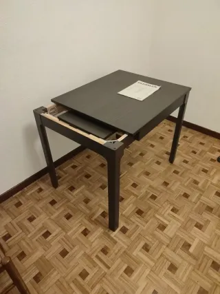 Mesa de comedor extensible madera