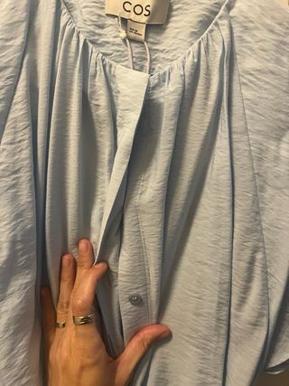 Blusa COS Talla Única Azul