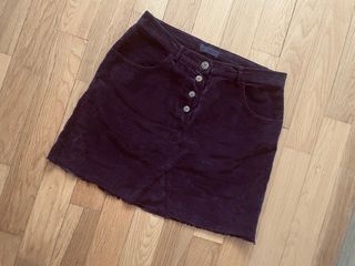 Minifalda de pana