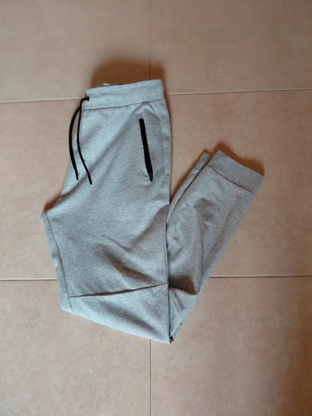 Pantalón chándal chico gris