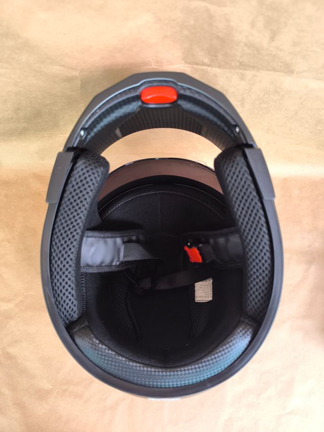 Casco de moto ORZ tipo jet - Doble visera (nuevo)