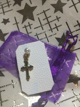 Cruz Gótico Unitario pendiente