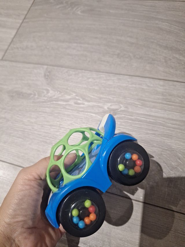 Coche sensorial bebé azul