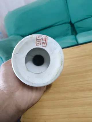 Portacandele in porcellana giapponese Imari