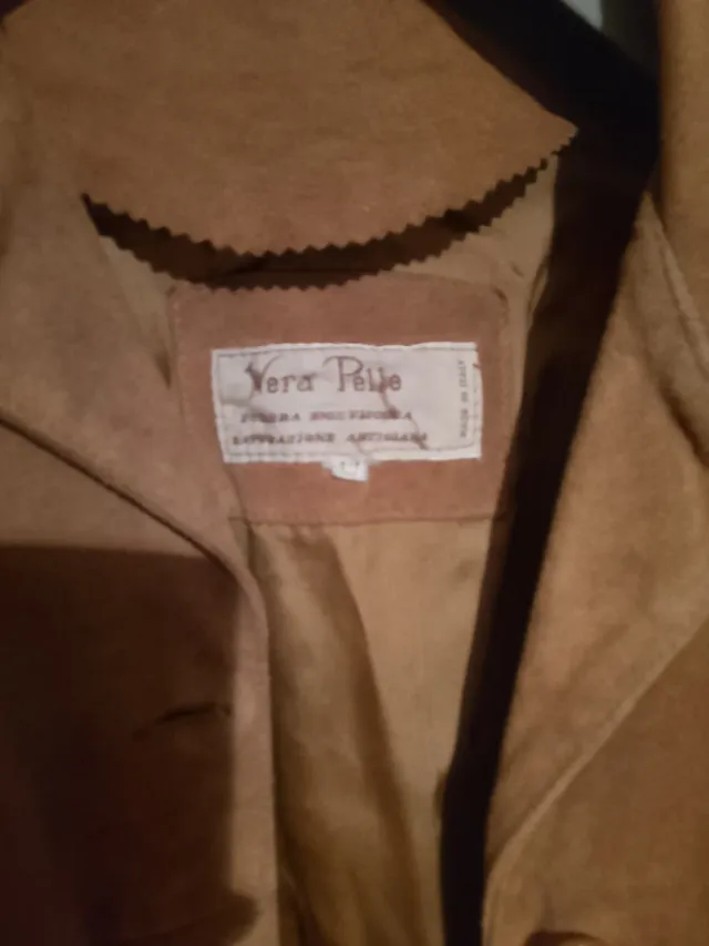 Giacca scamosciata uomo TG 50/52