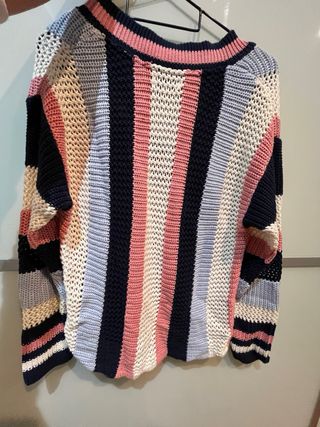 Jersey rayas azul y rosa