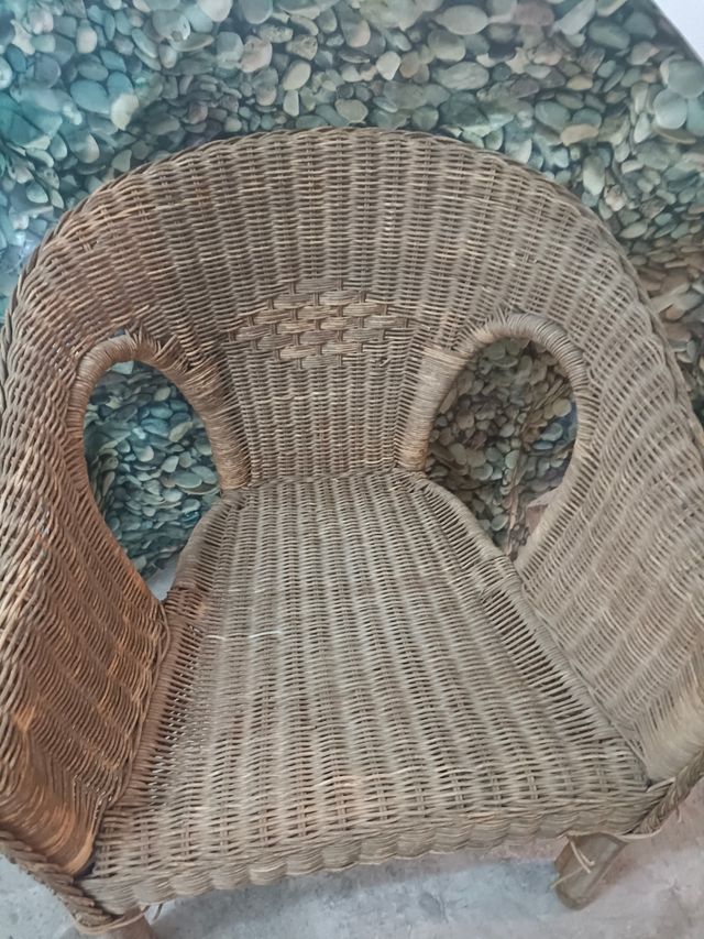 Silla de mimbre