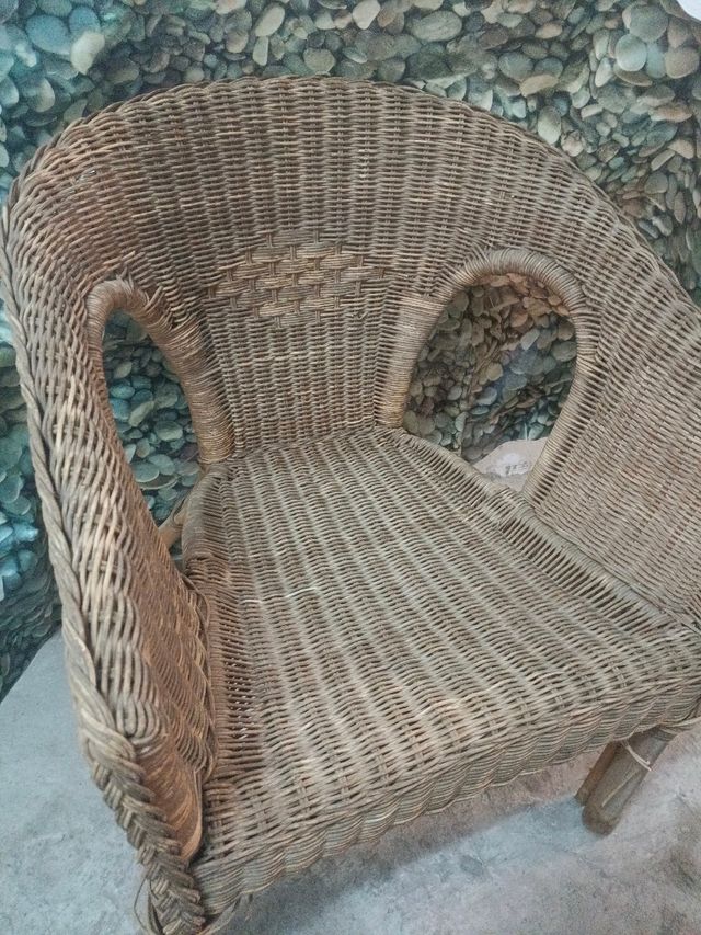 Silla de mimbre
