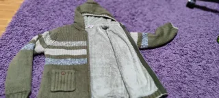 Chaqueta de punto con capucha Boboli